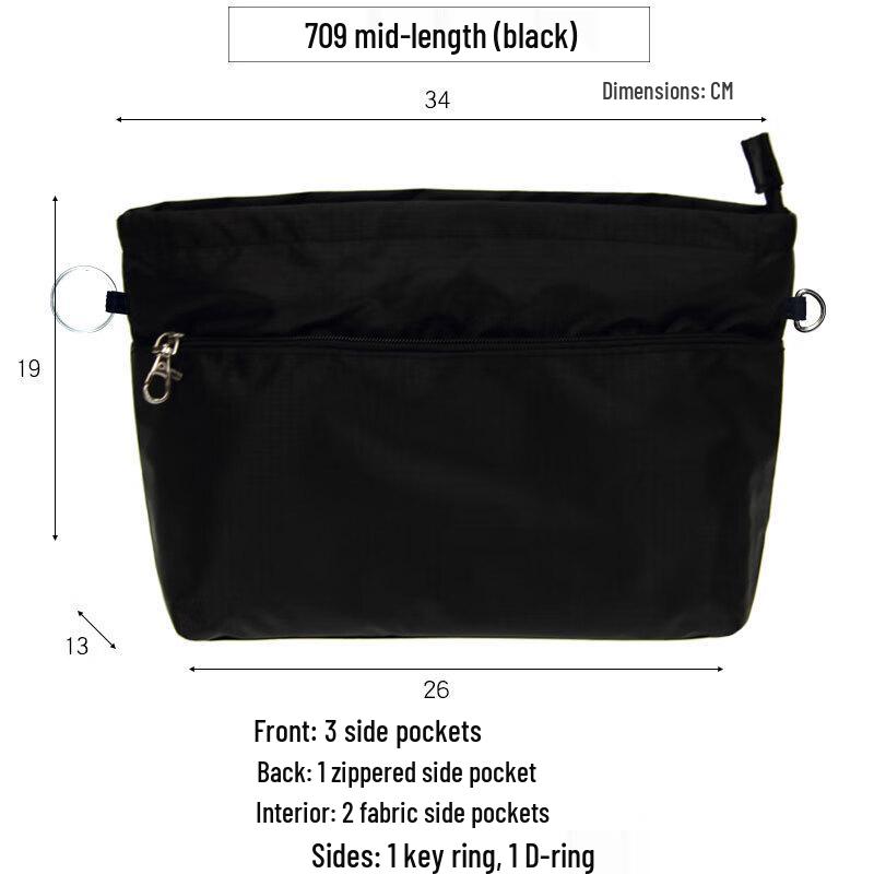 OLOMM Double-Layer Waterproof Cosmetic Bag