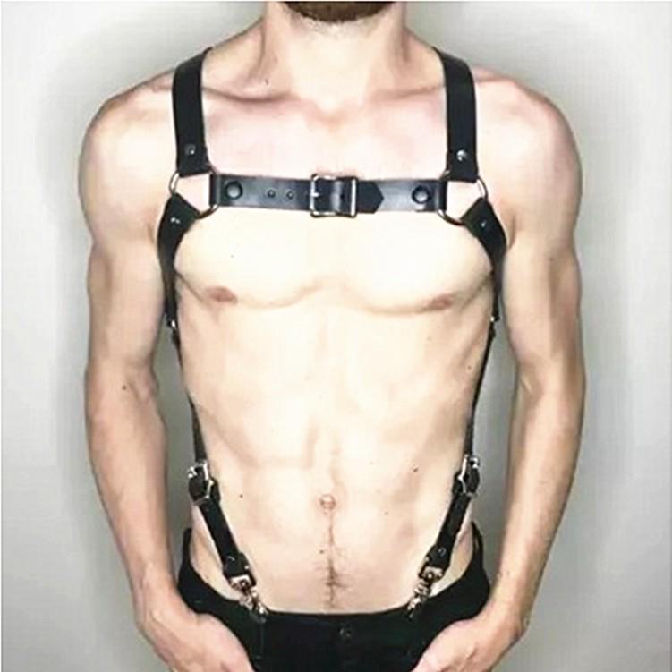 Unisex Punk Bondage Belt: Versatile Accessory for Street Dance & KTV Performances