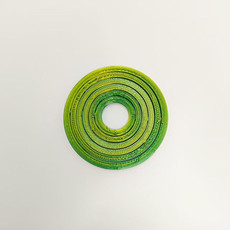 1 individually packaged 3D-printed rotating finger ring, made of PLA, a brain-teasing toy for adults