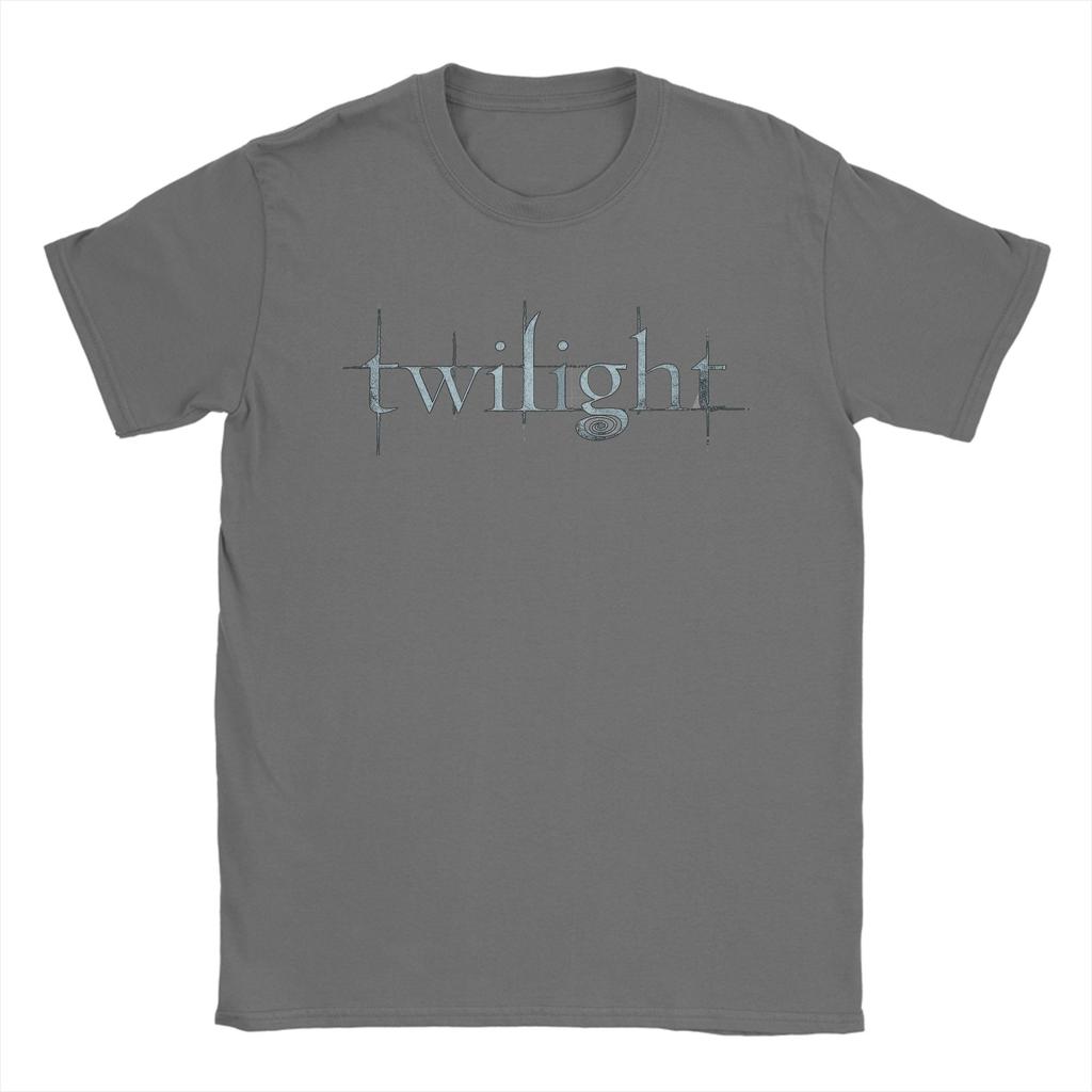 Vintage Twilight-Logo T-Shirt Men Crewneck 100% Cotton T Shirts  Short Sleeve Tee Shirt Gift Idea Clothing