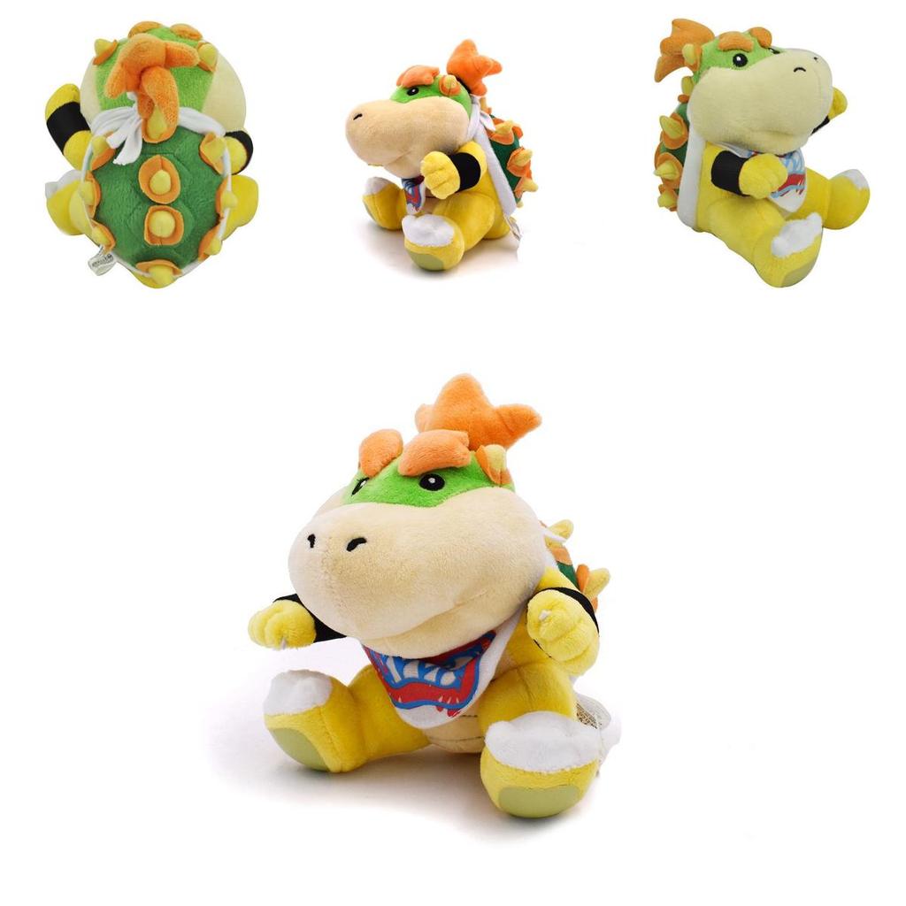Soft And Cuddly Baby Bowser Jr 7" Plush Super Mario Bros Little Buddy Toy Koopa