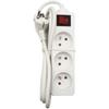Household Unit - GAO - 3 2P+T Sockets - With Switch, NF Compliant