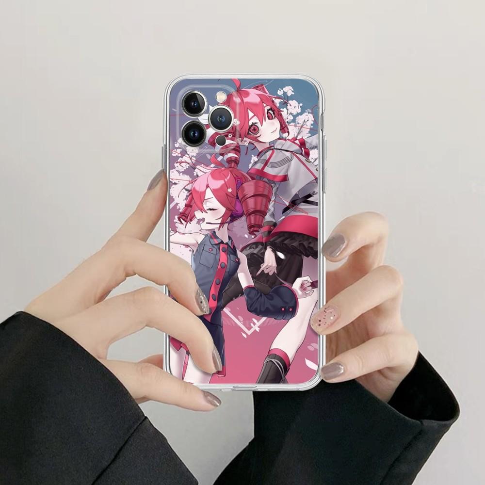 Hot V Kasane Teto Phone Case Silicone Soft For Iphone 16 15 14 13 12 11 Pro Mini XS MAX Plus X Cover
