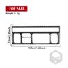 Suitable for Saab 9-5 1997—2005 Car Interior Accessories Console Air Conditioner AC Switch Panel Carbon Fiber Cover Trim Sticker
