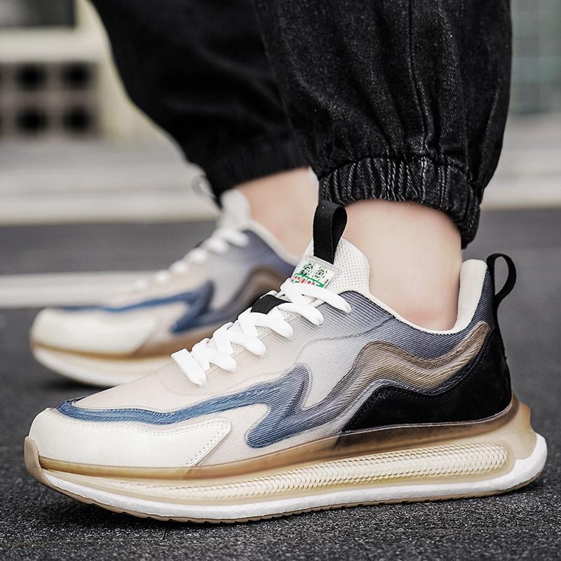 

Autumn Men Shoes 2024 New Breathable Shock-absorbing Men s Vulcanized Shoes Simple Versatile Chunky Sneakers Men Zapatos Hombre