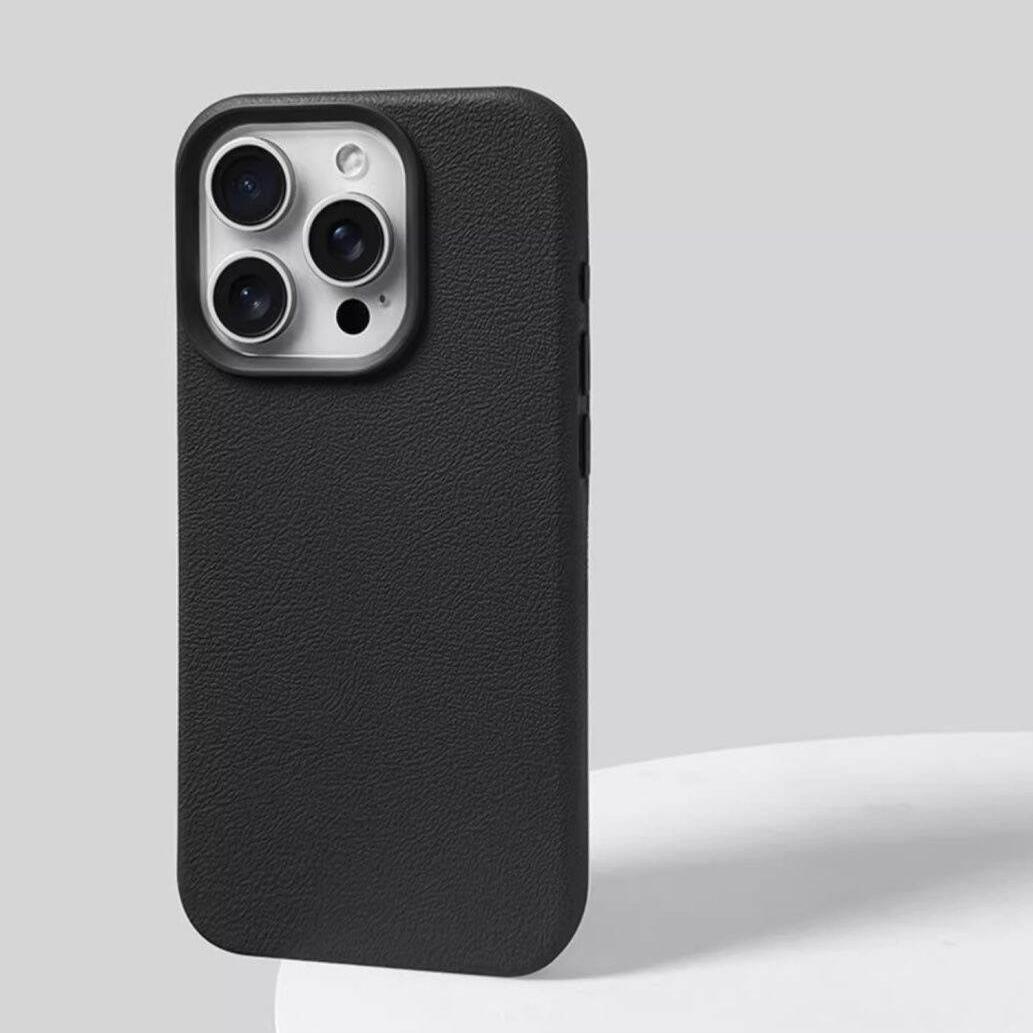 

Luxury Soft Matte Silicone Litchi Grain Phone Case For iPhone 16 15 14 13 12 11 Pro Max Plus X XS XR Shockproof Bumper Cover For iPhone 16