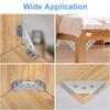 Universal Furniture Corner Connector 90° Right Angle L Brackets  Shelves Cabinets