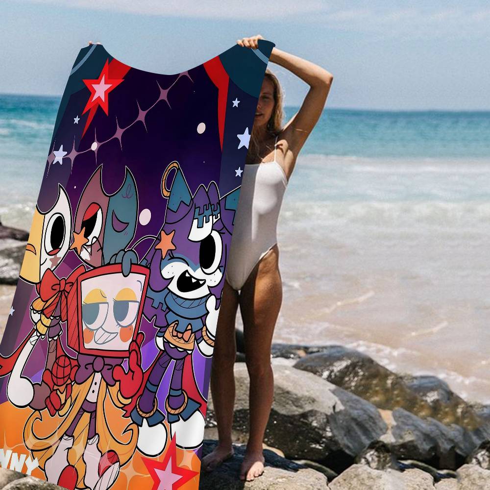Spiel D-Dandys Welt Badetuch Mikrofaser Weich Wasserabsorbierend Atmungsaktiv Für Mädchen Kinder Dekorativ Cartoon Strandtuch