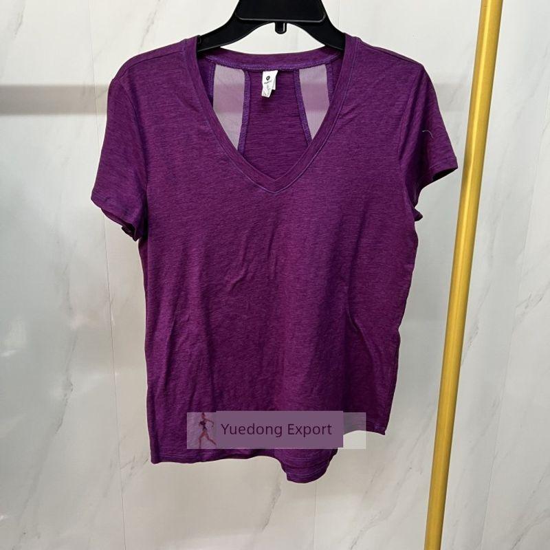 

and American Single Sports Fitness Top Women s Chubby Girl Plus Size Short-Sleeved T-shirt Comfortable Breathable Training Fitness Running Clothes Fuchsia L [Size Is Too Large]