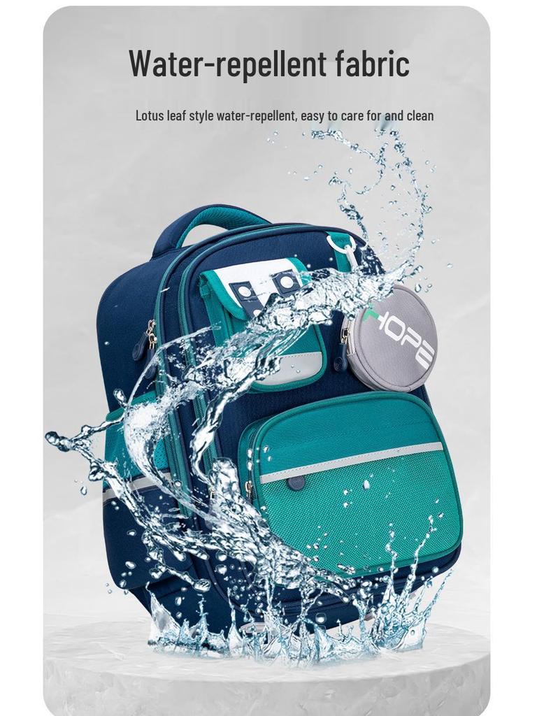 Anti-Fall Lightweight Backpack for Kids - Large Capacity, Grade 1-6