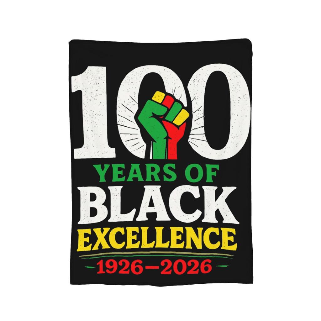 Black History Month African American Blankets Fleece Novelty Soft Throw Blankets for Bedding Lounge Decoration