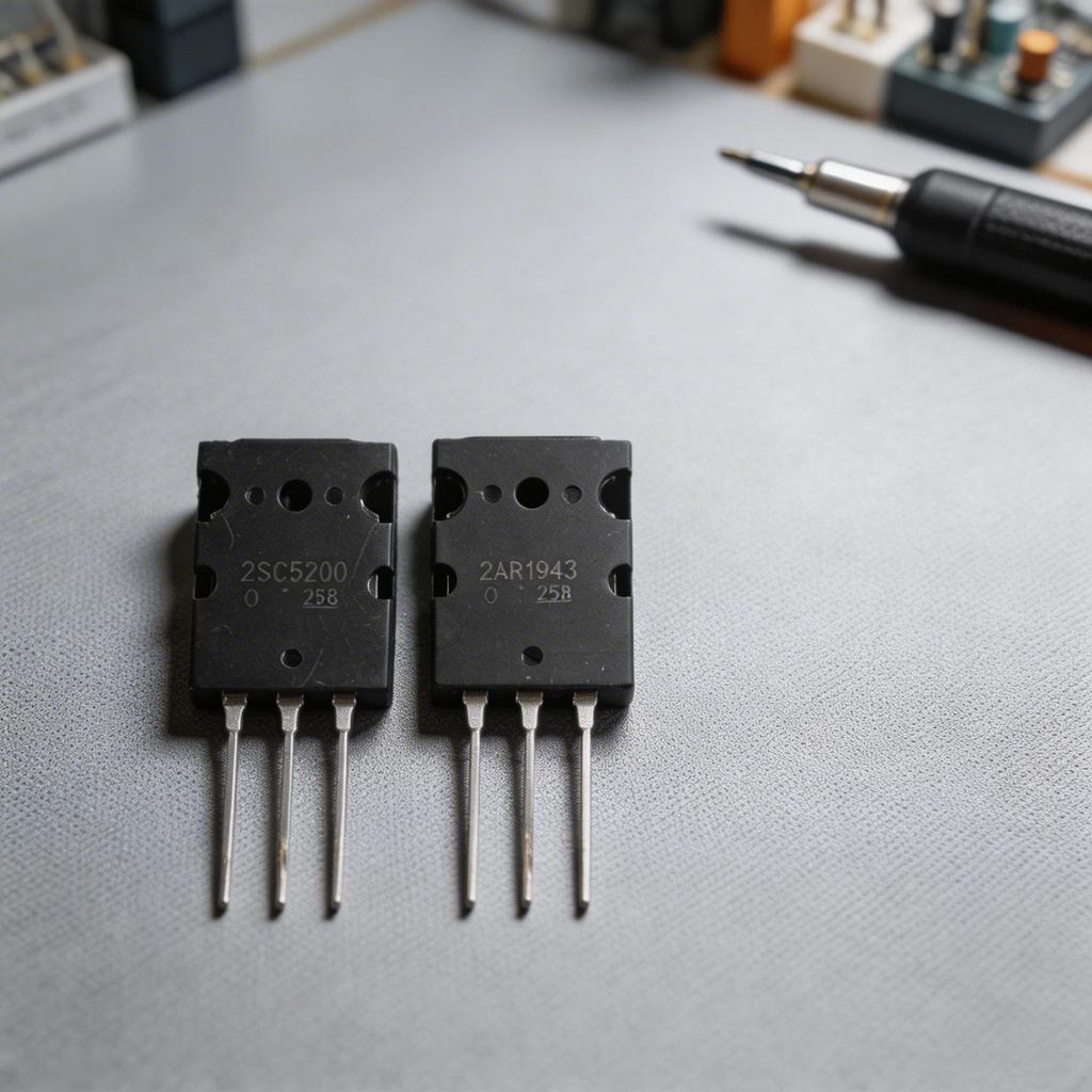 High Power Output 2SA1943 2SC5200 Power Transistor Pair