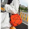 Crossbody bag women's contrasting color small bag ins trendy brand men's cross rope knot shell bag commuting versatile lightweight shoulder bag