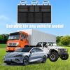 Mandark Car Trunk Organizer, Space Saving Vehicle Backseat Hanging With 8 Large Pockets, Automotive Interior Cargo Organization Storage Bag