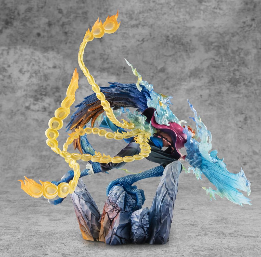MegaHouse One Piece Phoenix Leader of the 1st Group of the Whitebeard Pirate Portrait Collector Statue - - MAS-Maximum - Pirates,