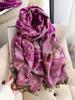 New Pashmina Women Scarf Bohemia Paisley Shawl Wrap Paisley Jacquard Flowers Cashmere Classic Tassels 70X190Cm