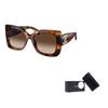 Classic Double C Logo Square Sunglasses Men and Women Same Style Couple Style
