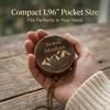 Custom Brass Compass Gift for Son or Grandson, Personalized Engraved Pocket Compass, Graduation Keepsake for Him, Vintage Antique Compass Gift