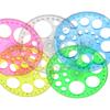 5 Pcs/Set Round Circle Template Circle Stencil Circle Ruler Circle Protractor Large and Small Circle Drawing Aid Tool