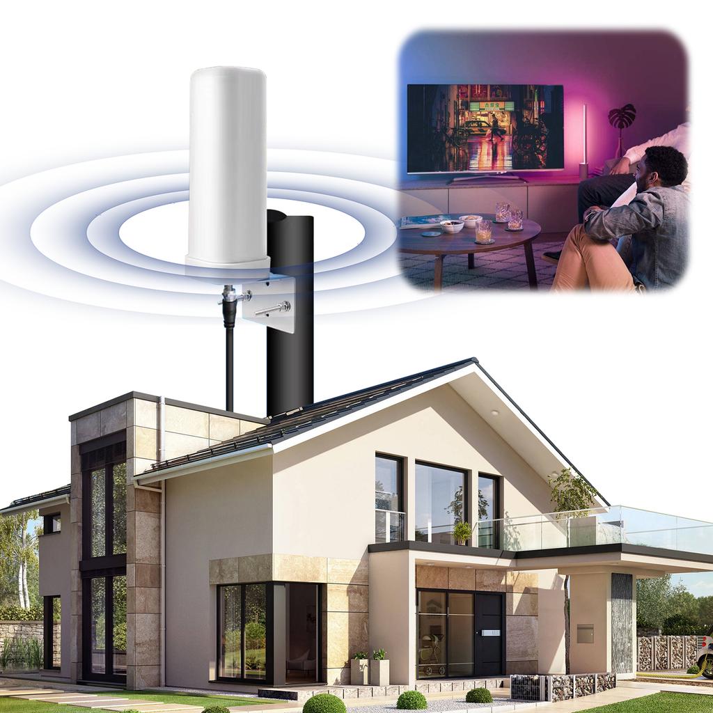 600 Miles Outdoor Digital TV Antenna Wear Resist HDTV Digital Antenna HD 4K Digital TV Antenna for HDTV with DAB/FM Radio