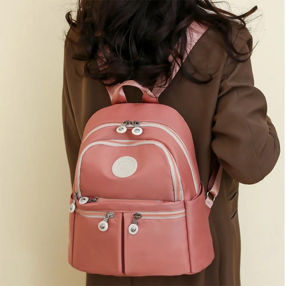 

Fashion Laptop Backpack High Capacity Nylon Schoolbags for Women Backpacks Travel Shoulder Bag Women s Small Rucksack Daypack