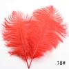 High Quality Ostrich Hair 35-40Cm Multi-Colored Decorative Feathers, Stage Room Flower Arrangement Feathers