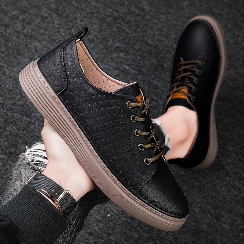 FashionClassic Brand New Men's Genuine Leather Shoes Vintage Men's Business Shoes Casual Shoes Breathable Men's Oxford Shoe Shoes
