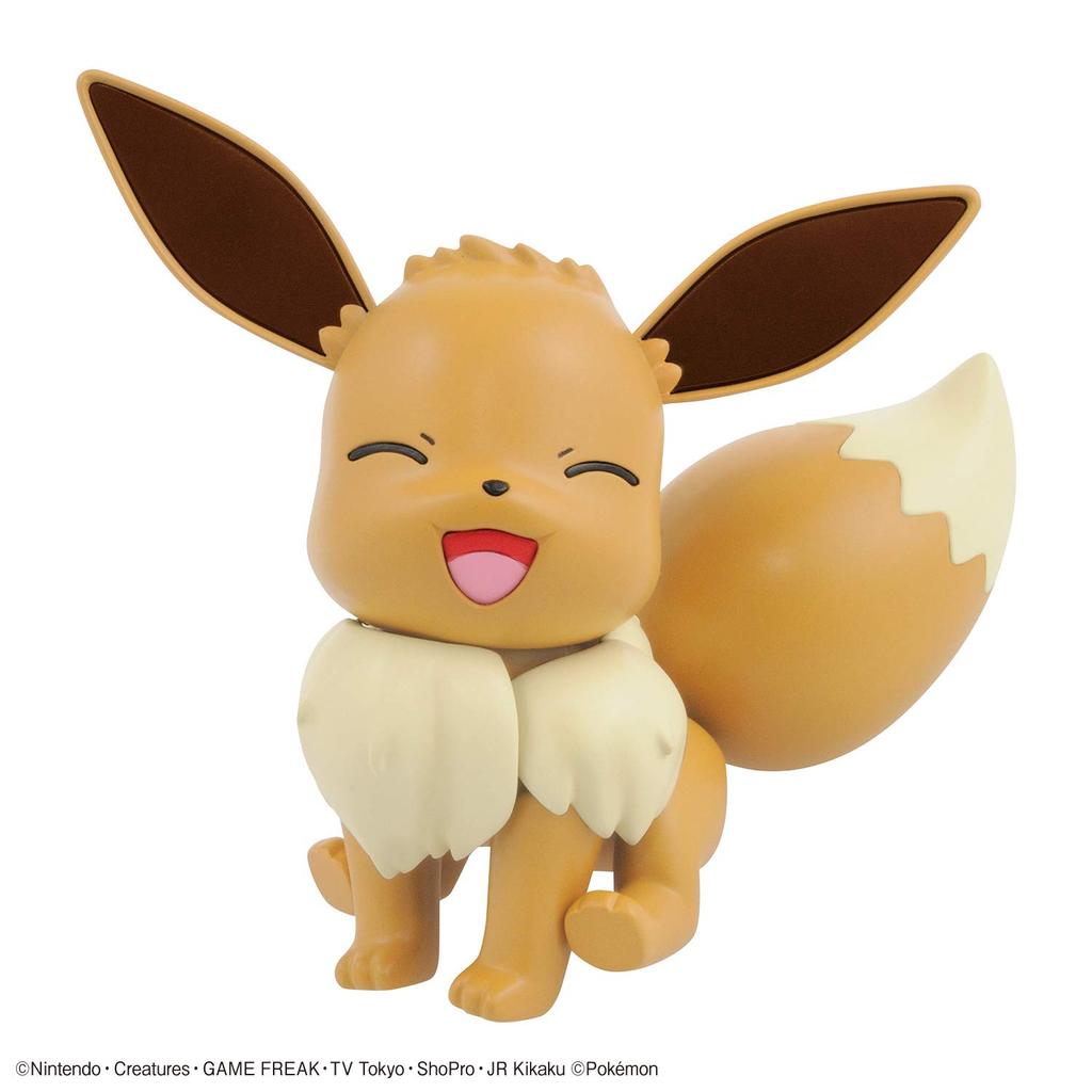 Pokemon Model Kit 42 Select Series Eevee Pre-Colored Plastic Model