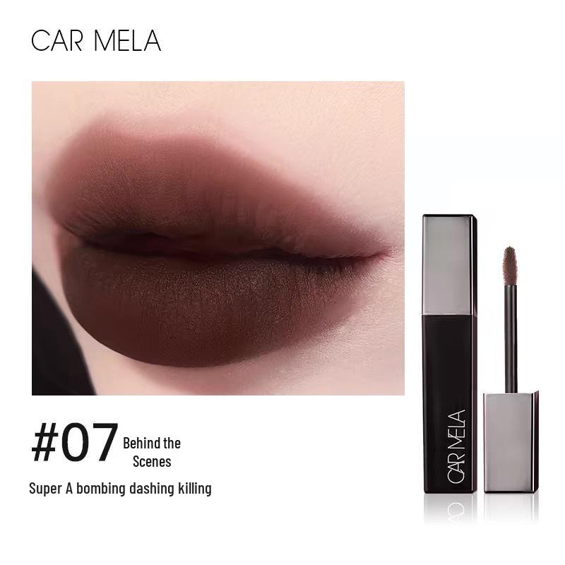 Carmela Lipstick: Renaissance Lip Mud - Dark Style Essential in Black, Brown, Super White.