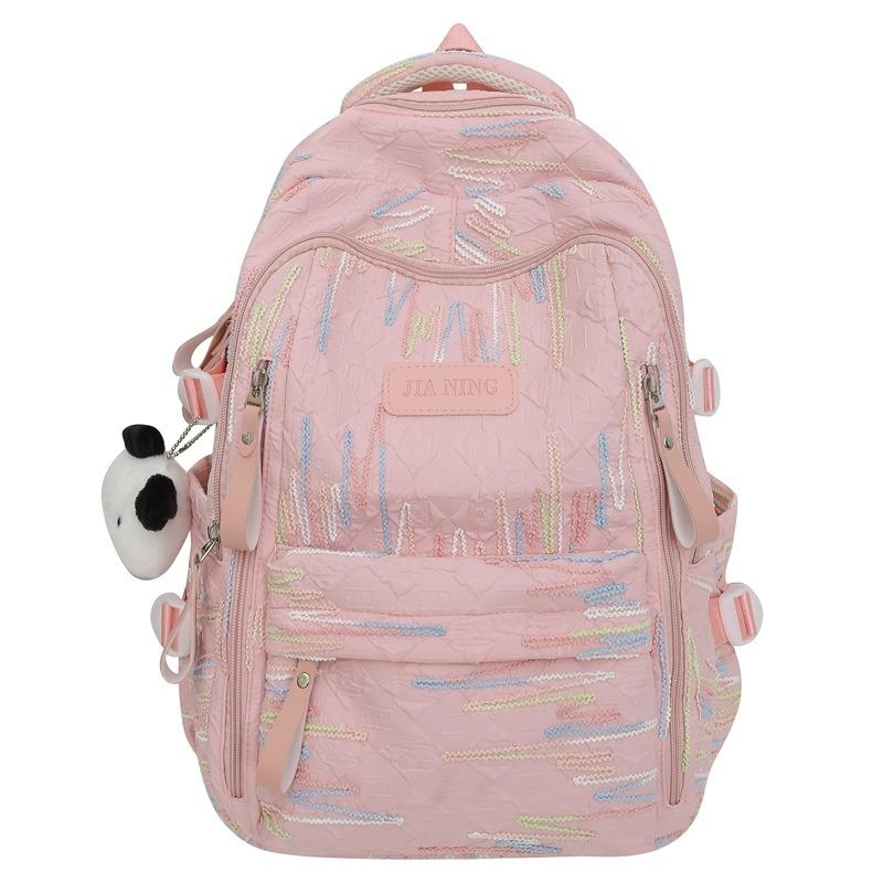 New Large-capacity Backpack, Popular Burden-reducing Schoolbag for Junior High School and High School Students, College Student Women's Travel Bag.