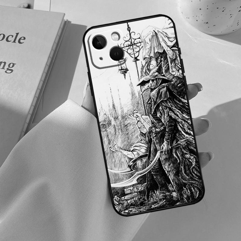 Game Bloodborne Cover For iPhone 13 14 15 16 Pro Max 12 Mini 11 14 15 16 Pro Max Plus X XR XS Max Phone Case