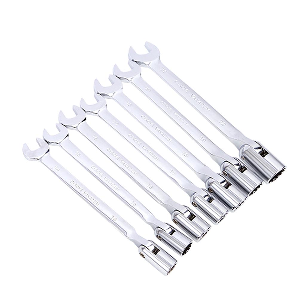 Double-Head Movable Sleeve Open Wrench For Phone And Automotive Repair Dual-Purpose Movable Sleeve Wrenches