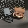 Portable Reading Glasses Box Stainless Steel Presbyopic Storage Case Simple Eyeglass Case  Travel