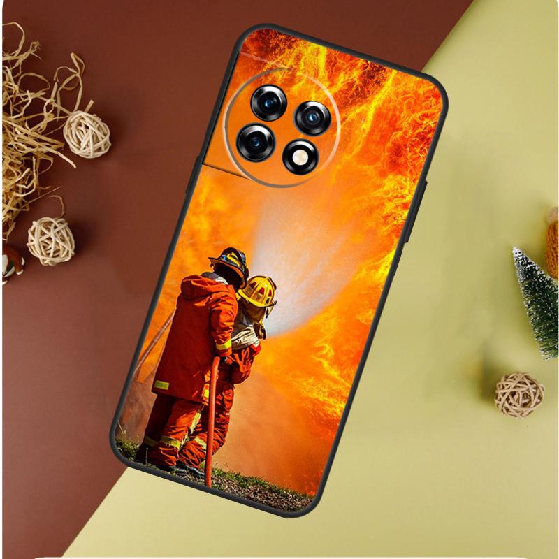 

Fire Fighting Hero For OnePlus Nord 4 CE 3 2 Lite N20 N30 9 10 Pro 8T 9RT 10T 10R 13R 12R 11 12 13 Phone Case OnePlus 11