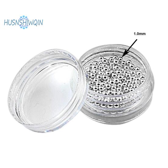 

1 коробка, мини-стальные бусины, блестящие трехмерные непористые золотистые/серебряные крошечные бусины, аксессуары для дизайна ногтей, набор икорных бусин, принадлежности для маникюра G