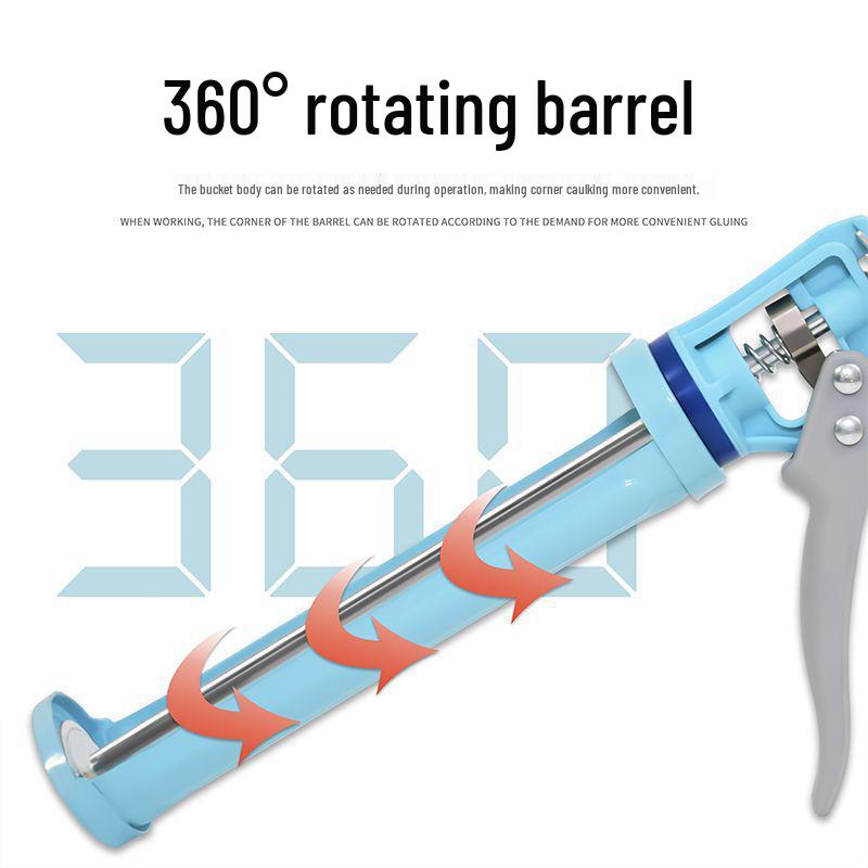 Thickened Labor-Saving Glass Glue Gun: Automatic Silicone Caulking Tool