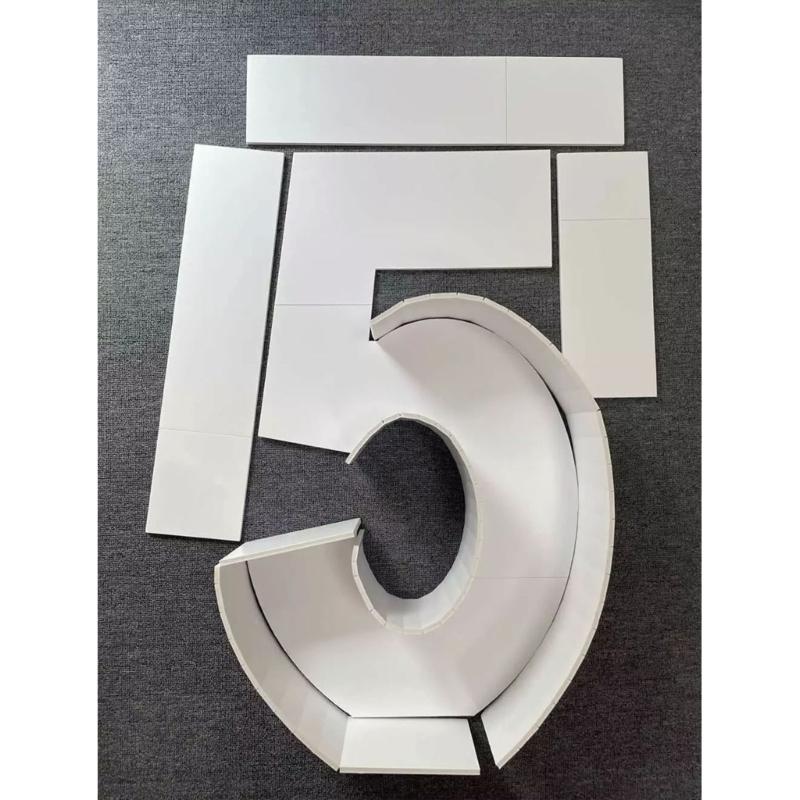 User Friendly Latex 3D Number Balloon Display Stand For Festival Event Baby Showers Photo Backdrops