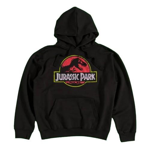 Jurassic Park Unisex Adult Classic Logo Hoodie