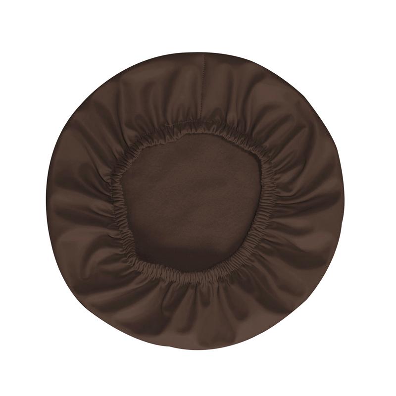 1pc Waterproof Round Stool Cover Stretch PU Leather Bar Stool Covers All Inclusive Rotating Chair Seat Slipcover Home Hotel