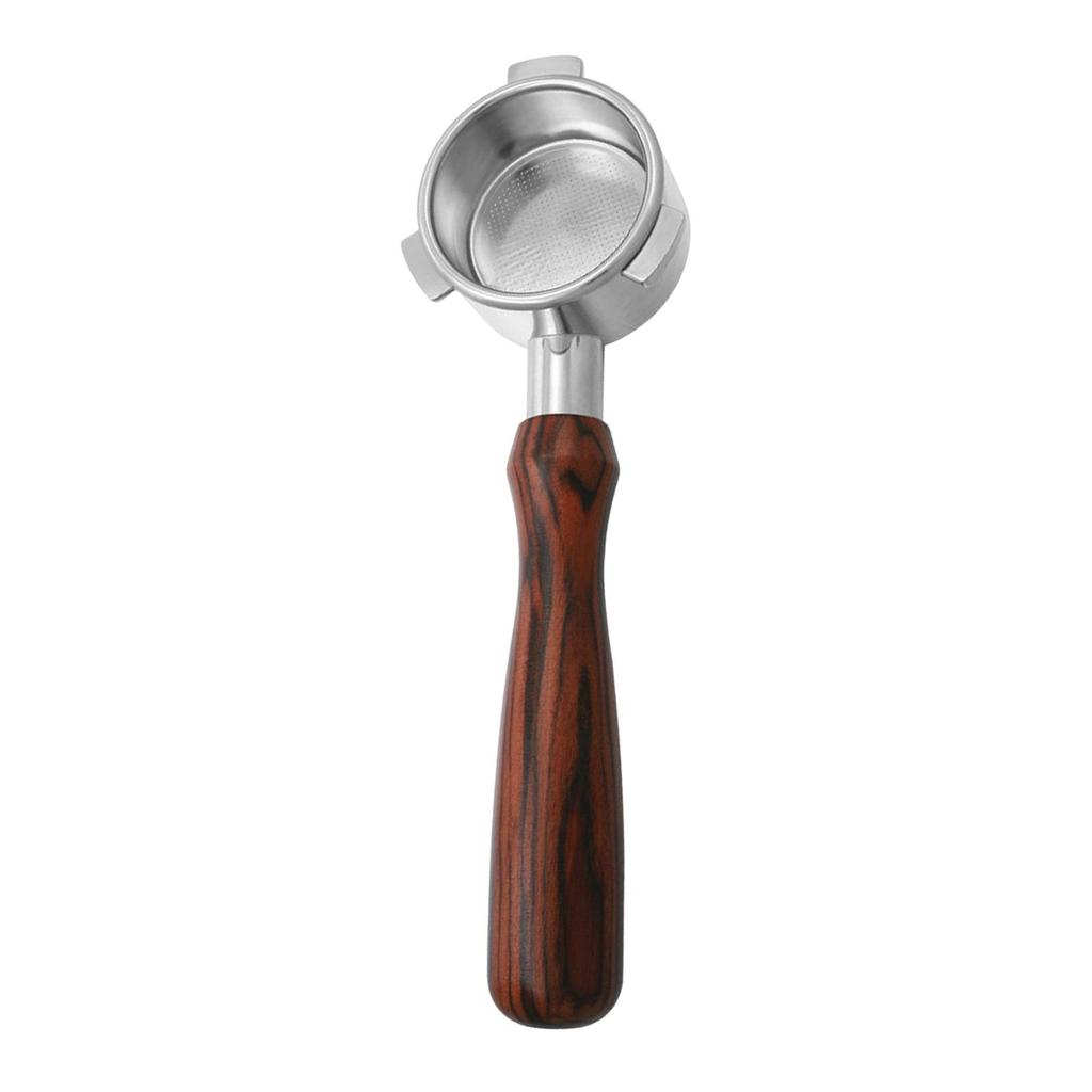 Espresso Bottomless Portafilter with Filter Basket Stainless Steel Accessory