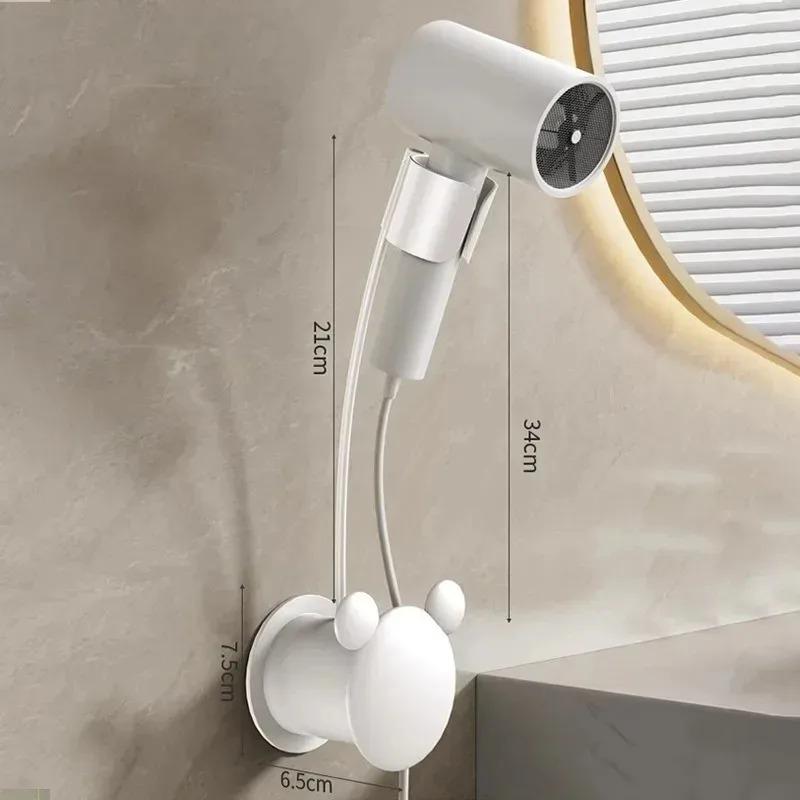 

Adjustable No Need To Hold Wall Hanging Hair Dryer Holder Free Of Hands No need To Punch Holes Universal Air Duct Storage Rack