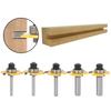 3-Gear T-Knife Ball T-Knife 4Mm Cutting Knife, Slotting Knife Woodworking Milling Cutter T-Shaped Tongue Knife, Gong Knife