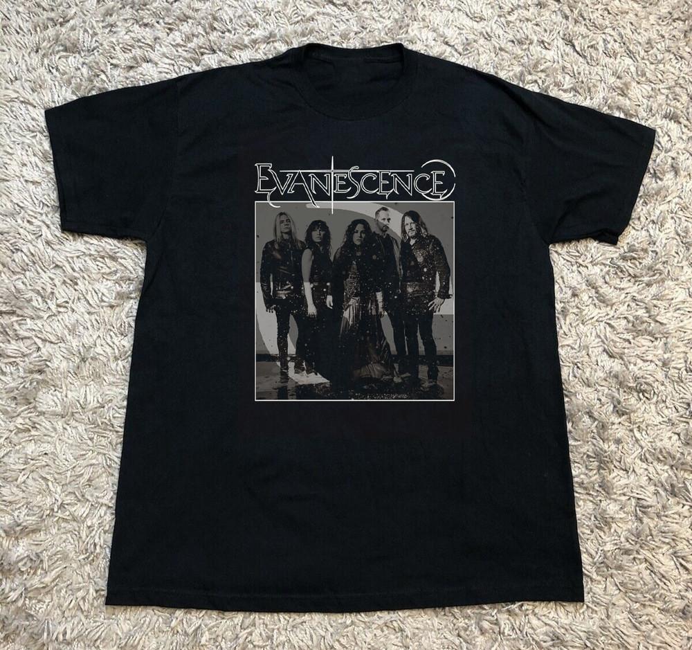 RARE Evanescence member Black Cotton All size S5XL unisex Shirt HRN770 Unisex T-Shirt S