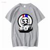 Herbie il Maggiolino Film Targa Numero 53 T-shirt vintage Lavata Alla Moda Morbida Traspirante Unisex Comoda