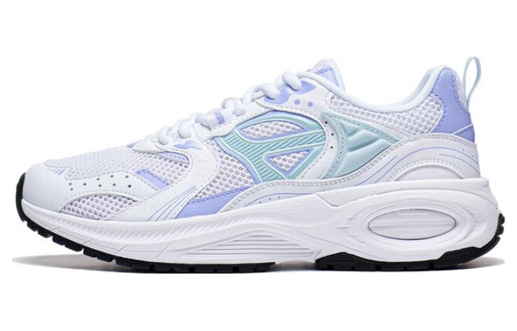 Li Ning 92 CICI Нескользящие износостойкие низкие спортивно-повседневные кроссовки женские Белые Циано Фиолетовые AGCT050-3 37