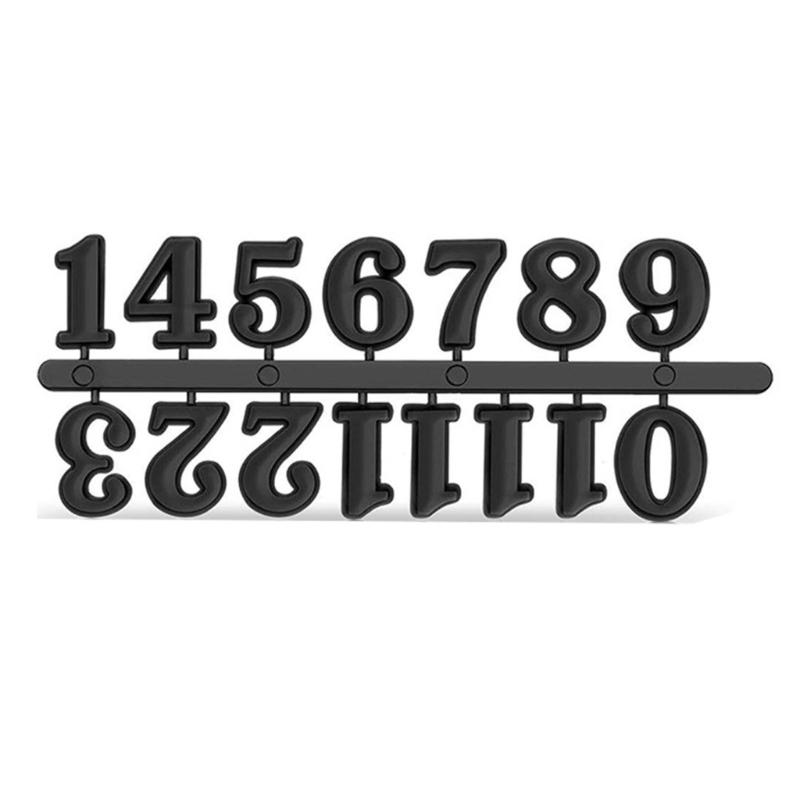 Craft Digital Clock Numbers Kits Metal Arabic or Roman Numerals Set for Clock Watch Repair Replacement Accessories
