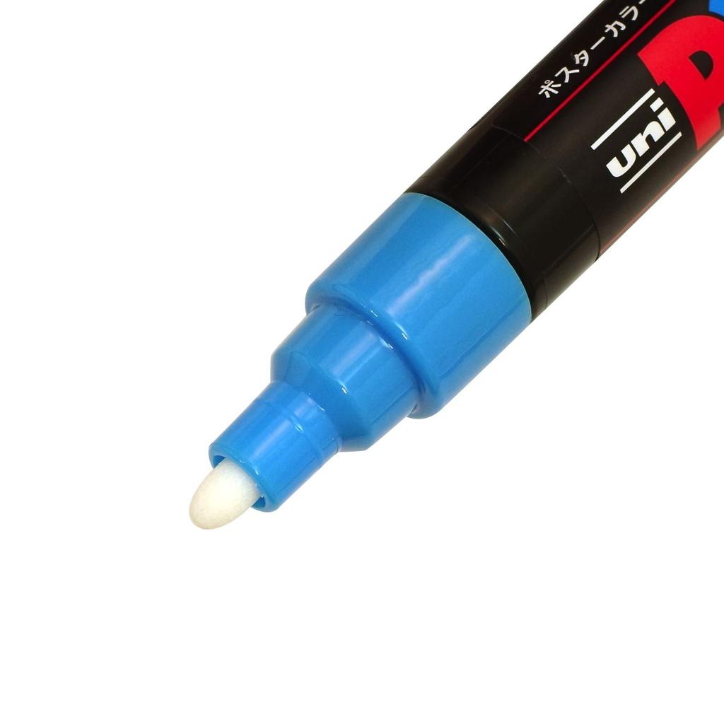 Mitsubishi Pencil Posca Light Blue 8 PC-5M PC5M.8 10-Pack
