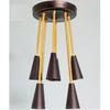 Modern Perforated Shade Cone Flush Mount Lamp Stylish Illumination Dining Room Light Fixture Perfect Gift For Anyone