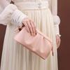 Travel Cosmetic Bag 10x21x12cm PU Leather Large Capacity for Woman and Girls Keeping Cosmetics Organized
