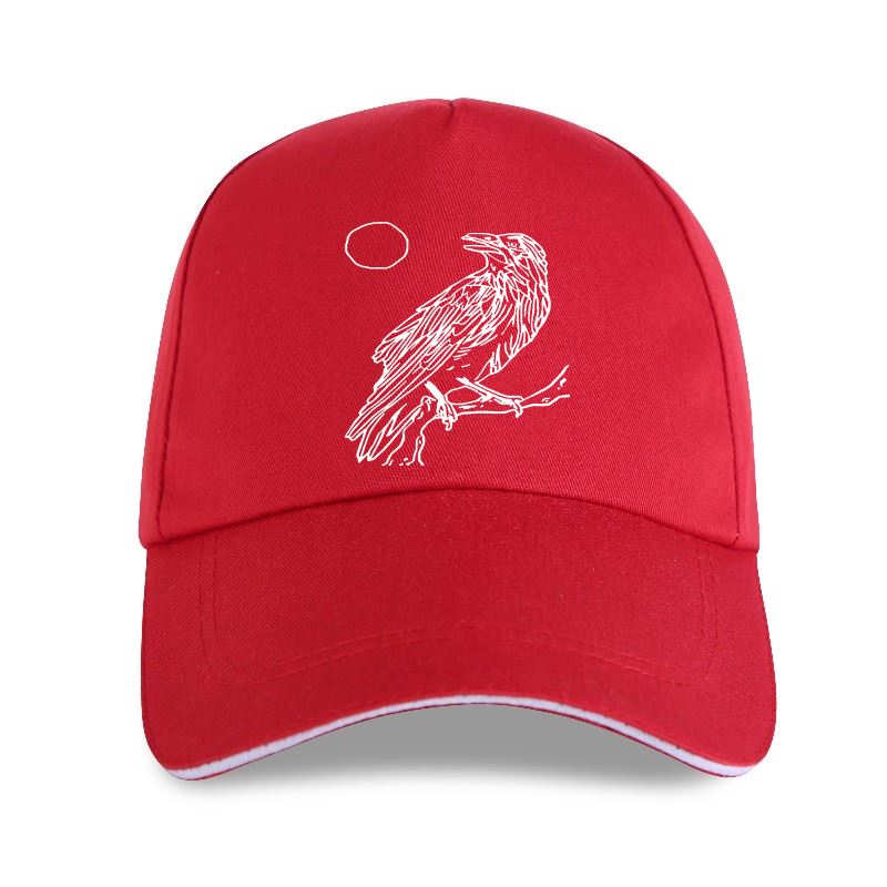 New Designing Vintage Gothic Crow Bird Baseball cap Natural Letters Novelty Adult Gents 2023